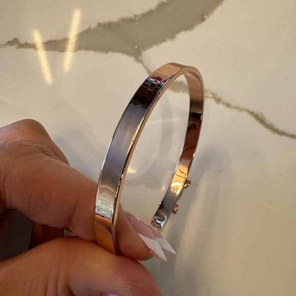 Kate Spade Rose Gold Color Bow Bangle Bracelet - Picture 7 of 8